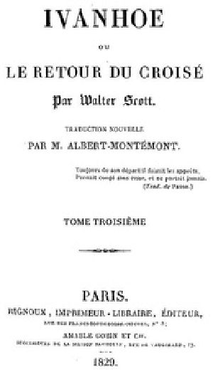 [Gutenberg 34342] • Ivanhoe (3/4) / Le retour du croisé